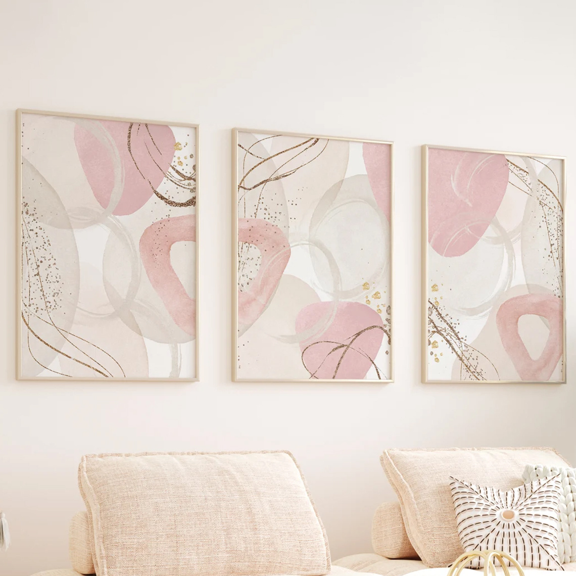 Abstract Canvas Set - Set di 3 Quadri su Tela