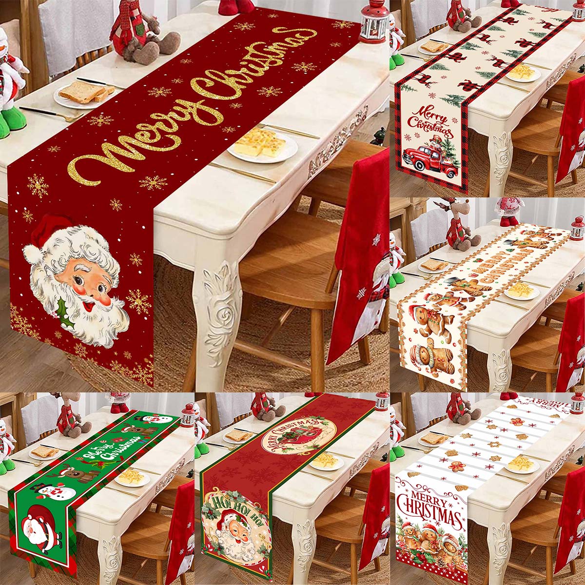 Table Runner - Natale babbo natale poliestere runner da