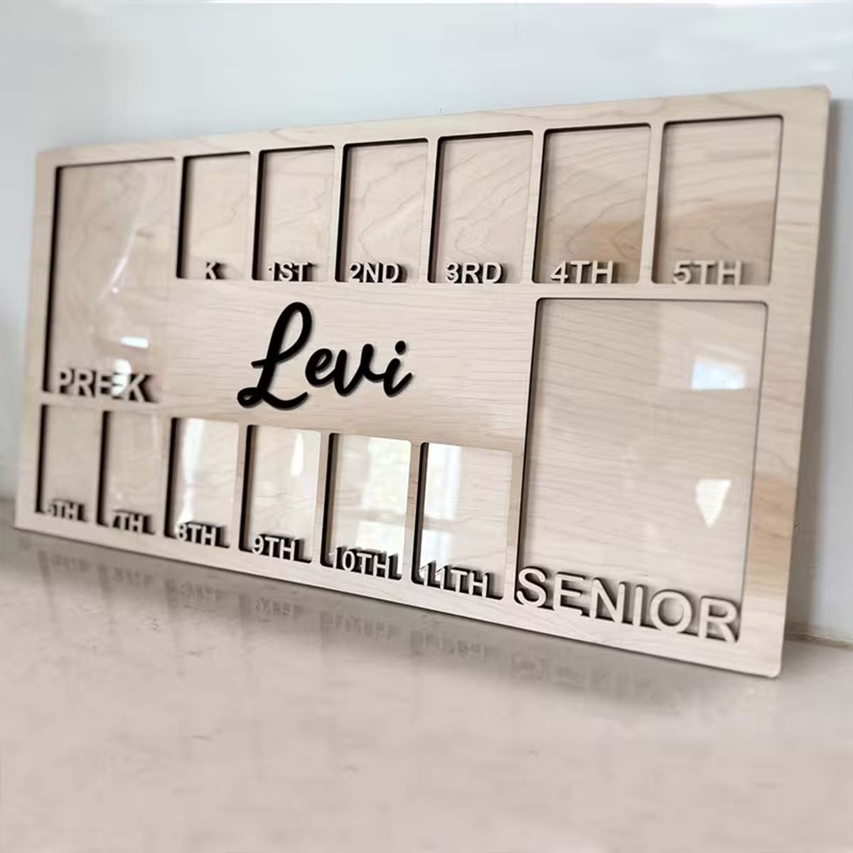 Picture Frame - Cornice Fotografica Personalizzata in Legno, Targa