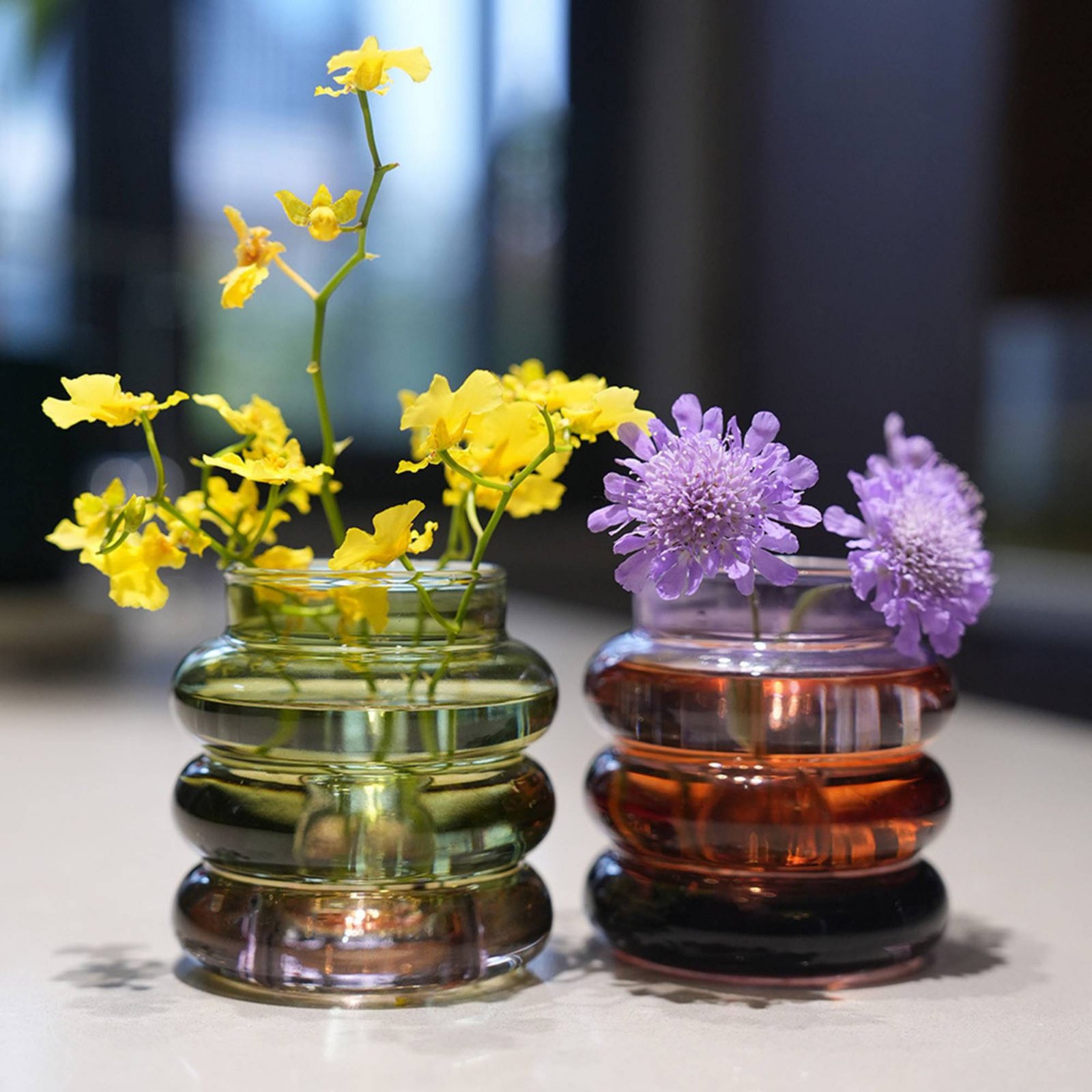 Candle Holder Decor - Vaso Portacandele Decorativo Centrotavola Vaso Circolare