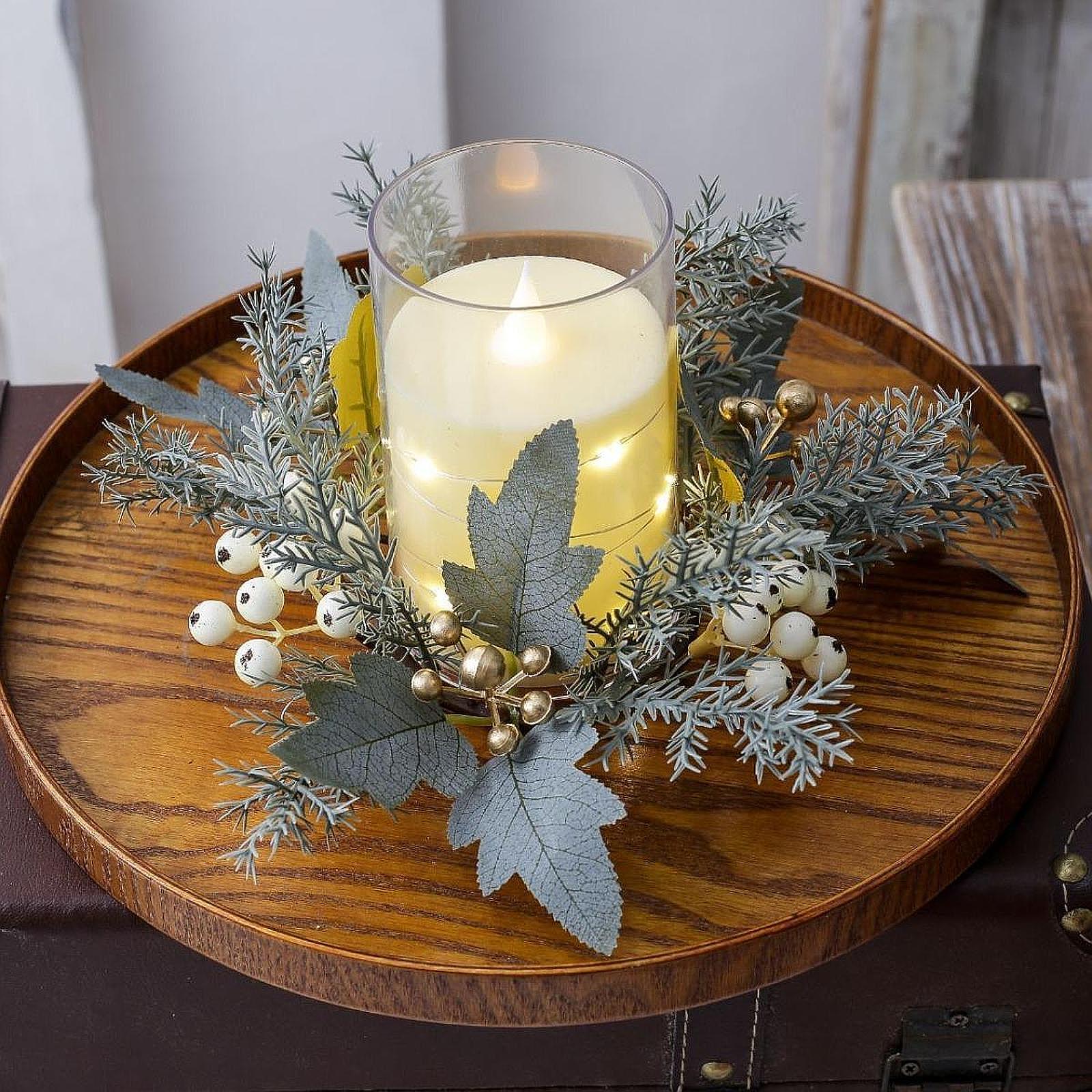 Ghirlanda di Candele con Fiori - Candle Holder Decor recensione e prezzo
