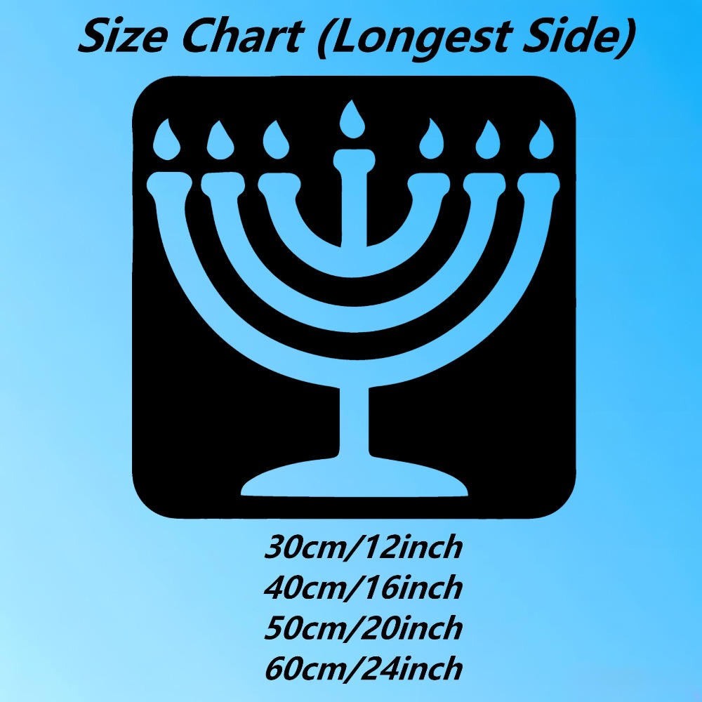 CIFBUY Menorah Vintage in Meta - Wall Art recensione e prezzo