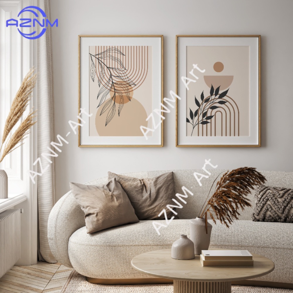 Set di 2 Stampe su Tela Botani - Abstract Canvas Set recensione e prezzo