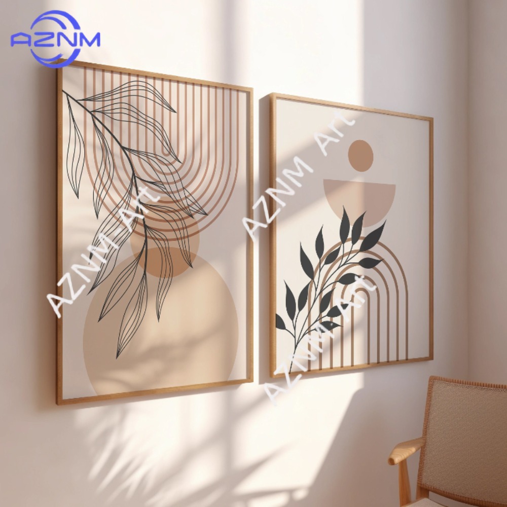 Set di 2 Stampe su Tela Botani - Abstract Canvas Set recensione e prezzo